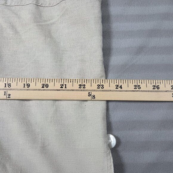 Kathie Lee Vest Womens 14W 16W Beige Linen Cotton Button Front Plus Size Casual - Picture 8 of 11